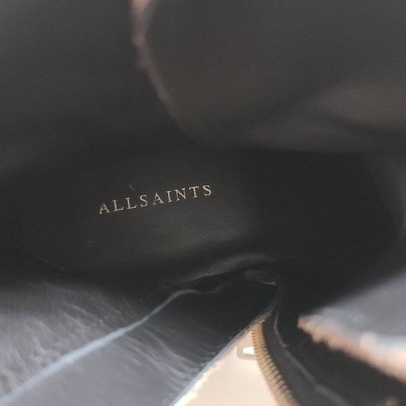 All saints  boots dusty cap toe combat moto boot - Picture 13 of 15